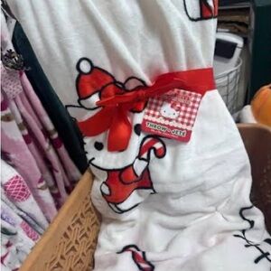 Hello Kitty Faux Rabbit Fur Throw